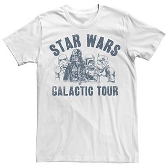 Men's Star Wars Darth Vader Galactic Tour Text Tee