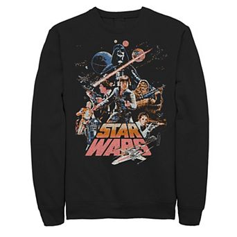 Men's Star Wars Stand & Fight Vintage Poster Sweatshirt