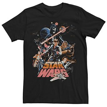 Men's Star Wars Stand & Fight Vintage Poster Tee