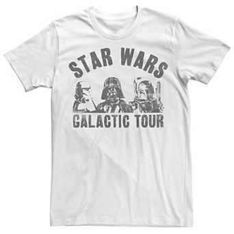 Men's Star Wars Darth Vader, Boba Fett & Stormtrooper Galactic Tour Tee