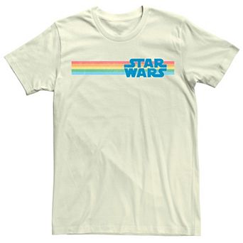 Men's Star Wars Multi Stripe Logo Tee