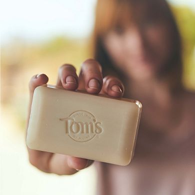 Tom's of Maine Prebiotic Moisturizing Natural Bar Soap, Fresh Apple Scent 5-oz.