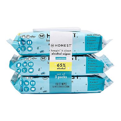 The Honest Company Alcohol Wipes - 150 Count