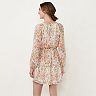 Women's LC Lauren Conrad Long Sleeve Mini Peasant Dress