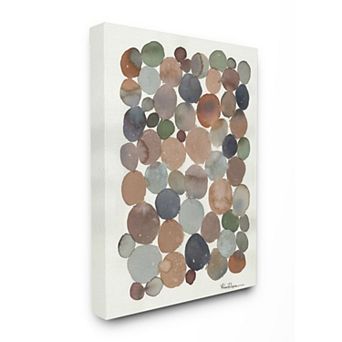 Stupell Home Decor Organic Circles Canvas Wall Art