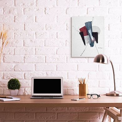 Stupell Home Decor Abstract Brush Strokes Canvas Wall Art