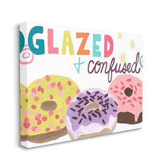 Stupell Home Decor Glazed & Confused Canvas Wall Art