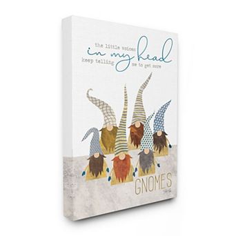 Stupell Home Decor Voices Inside My Head Canvas Wall Art