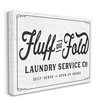 Stupell Home Decor Fluff and Fold Canvas Wall Art