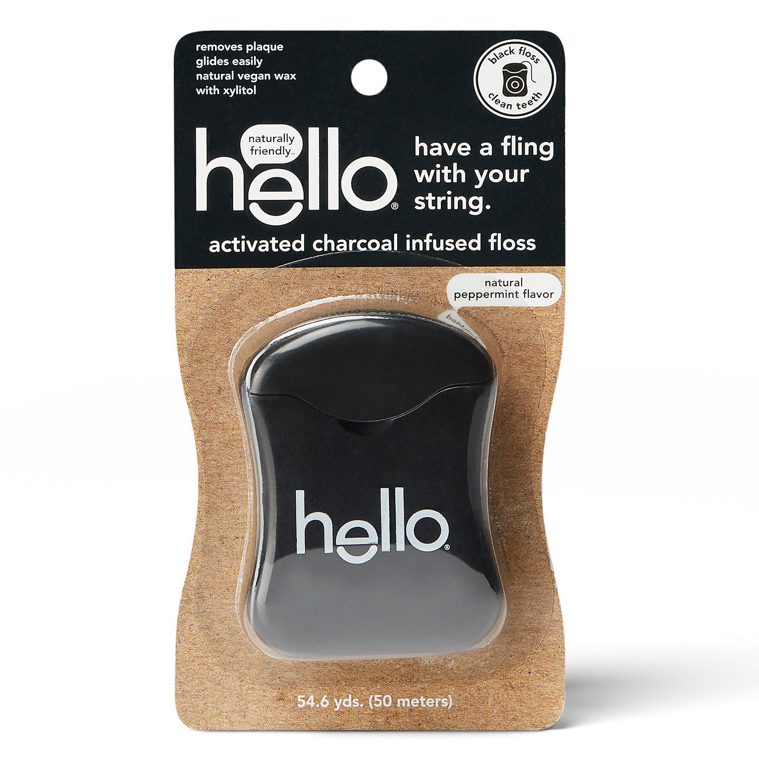 Image for hello Activated Charcoal Floss at Kohl's.