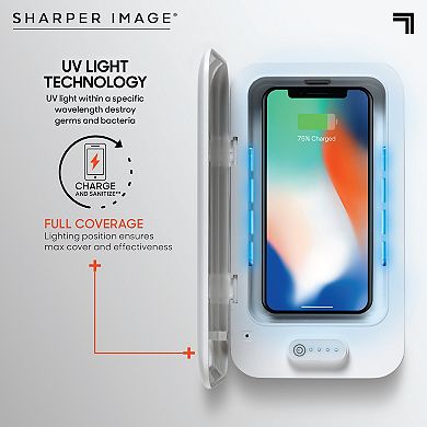 Sharper Image Phone Sanitizer UV Clean