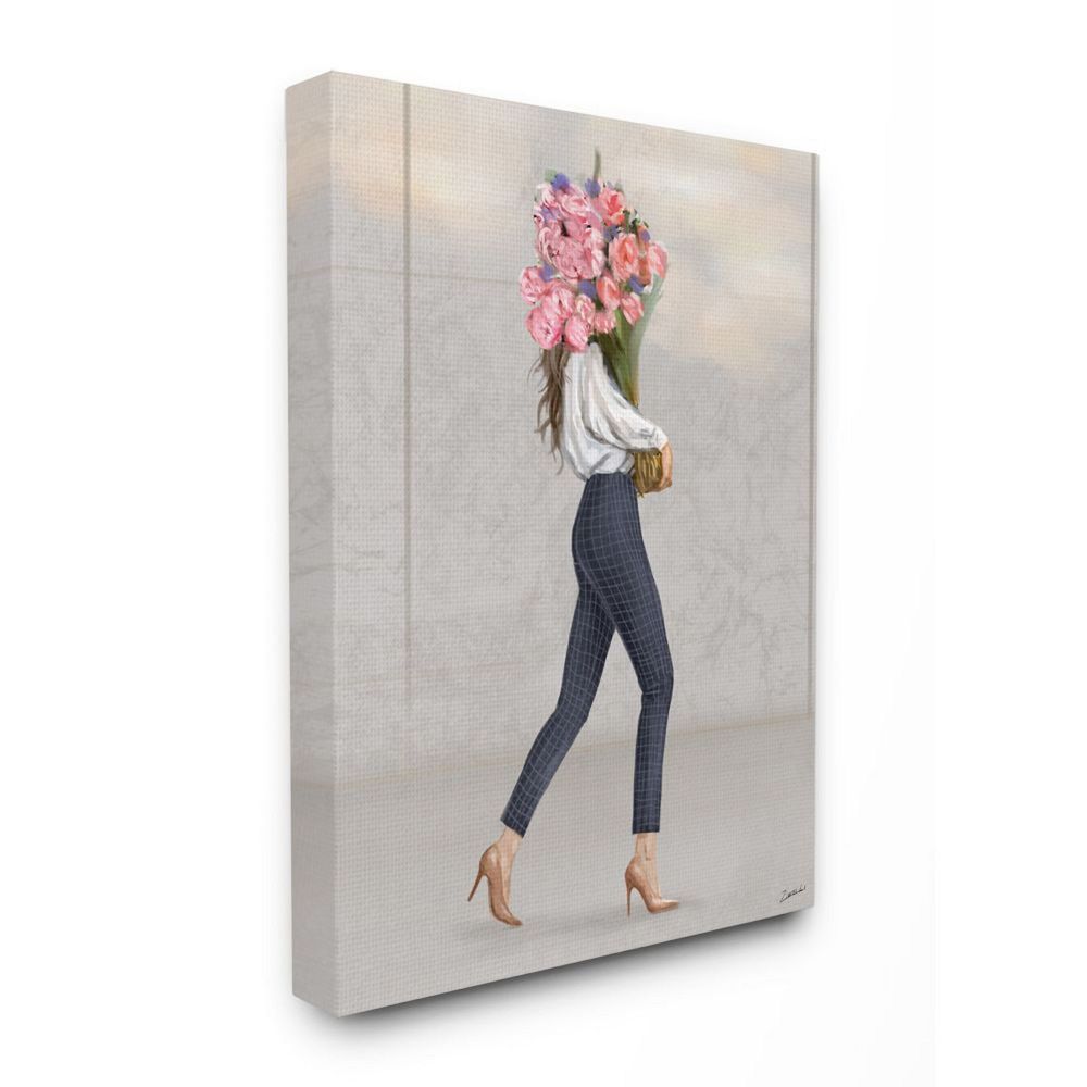 Stupell Home Decor Fashion Floral Bouquet Canvas Wall Art
