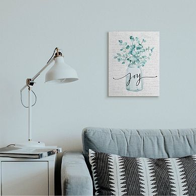 Stupell Home Decor Plant Leaves In Jar Wall Art