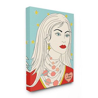 Stupell Home Decor Women's Fashion Portrait Wall Art