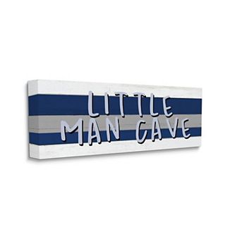 Stupell Home Decor Boy's Little Man Cave Playroom Sign Wall Art
