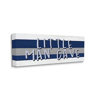 Stupell Home Decor Boy's Little Man Cave Playroom Sign Wall Art