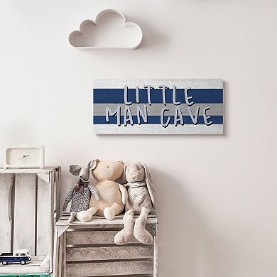 Stupell Home Decor Boy's Little Man Cave Playroom Sign Wall Art