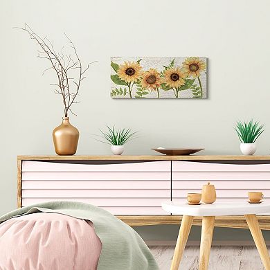Stupell Home Decor Sunflower and Vintage European Postcard Collage Wall Art