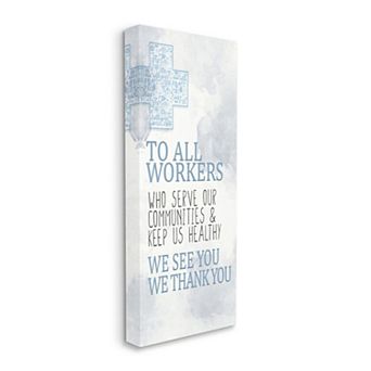 Stupell Home Decor Health Care Worker Gratitude Wall Art