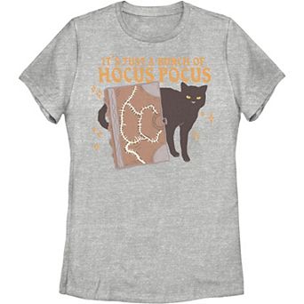 Disney's Hocus Pocus Binx And The Book Portrait Juniors' Tee