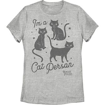 Disney's Hocus Pocus I'm A Cat Person Juniors' Tee