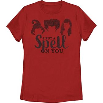 Disney's Hocus Pocus Juniors' I Put A Spell On You Group Shot Tee