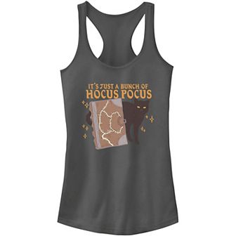 Disney's Hocus Pocus Binx And The Book Portrait Juniors' Tank Top