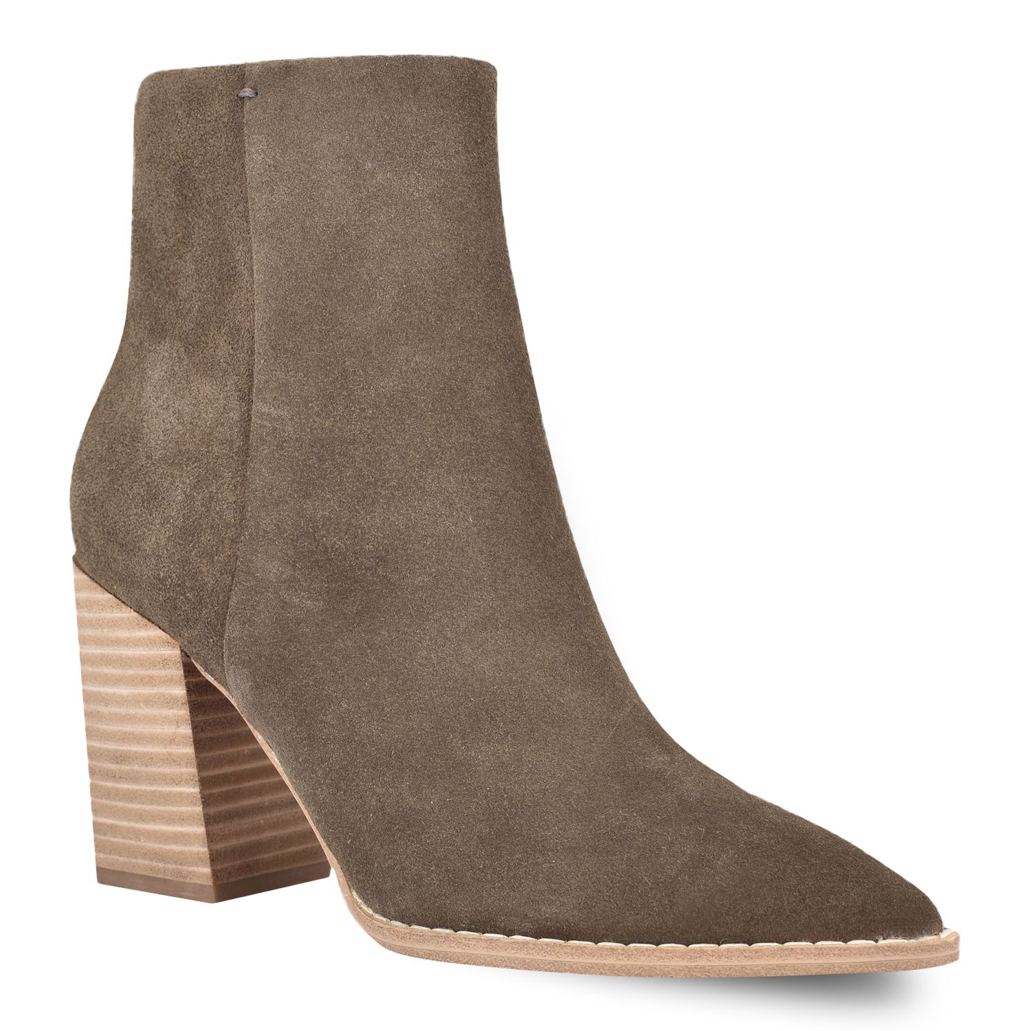 nine west tan ankle boots