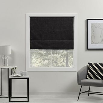 Exclusive Home Curtains Acadia 100% Blackout Roman Shade
