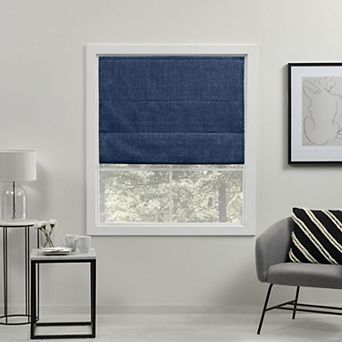Exclusive Home Curtains Acadia 100% Blackout Roman Shade