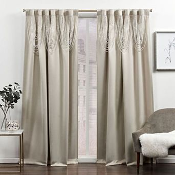 Exclusive Home Curtains 2-pack Bliss Room Darkening Blackout Hidden Tab Top Window Curtain Set