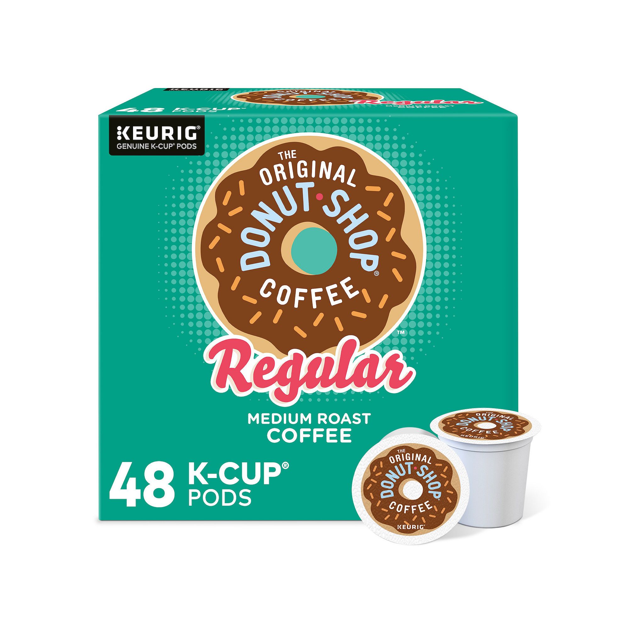 The Original Donut Shop® Regular Coffee, Keurig® K-Cup® Pods, Medium Roa