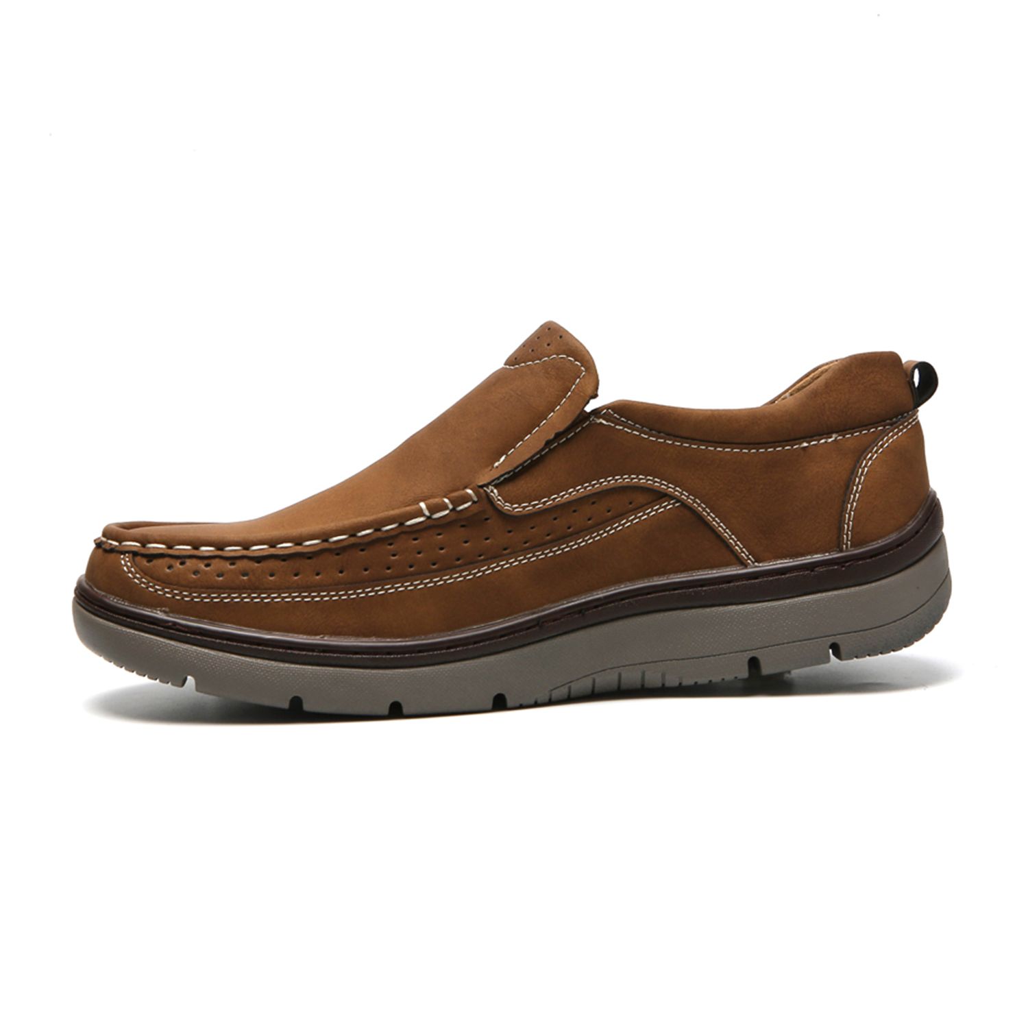 Aston Marc MADRID-01-TAN Shoes Mens Size 11 Brown Slip On Loafers Casual New Box Amazon.com | Aston Marc Mens Loafer, Premium Leather Slip on  main image 4