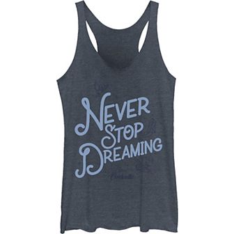 Juniors' Disney's Cinderella Never Stop Dreaming Tank Top