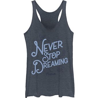 Juniors' Disney's Cinderella Never Stop Dreaming Tank Top
