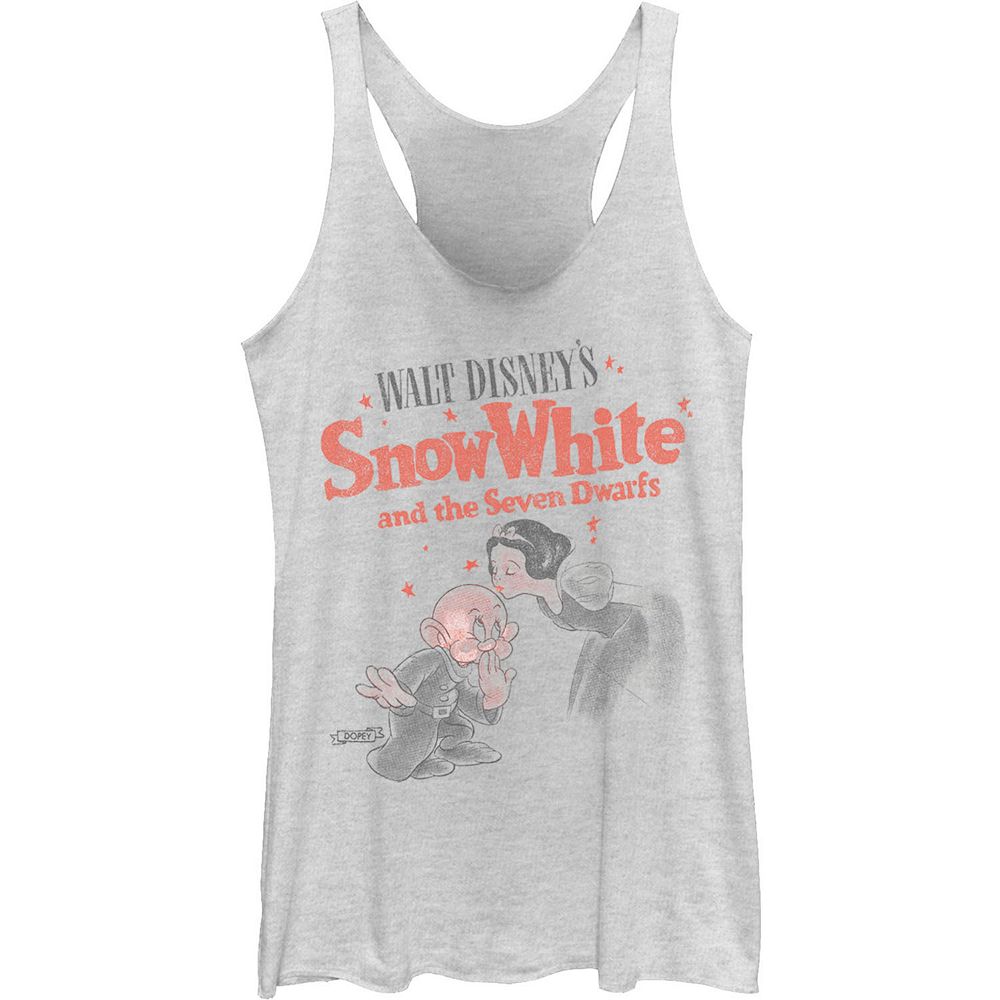 Juniors' Disney's Snow White & Dopey Tank Top