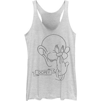 Juniors' Disney's Snow White Dopey Tank Top