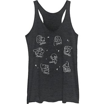 Disney's Snow White and the Seven Dwarfs In The Stars Juniors' Tank Top