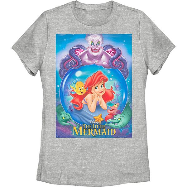 Juniors' Disney's The Little Mermaid Ariel & Ursula Poster Tee