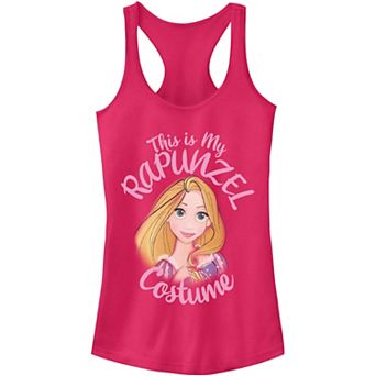 Juniors' Disney's Tangled Rapunzel "This Is My Rapunzel Costume" Halloween Tank Top