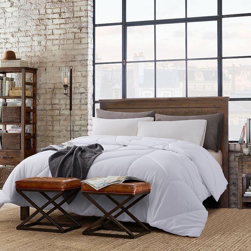 49818453 Dream On Trendy Down-Alternative Comforter, White, sku 49818453