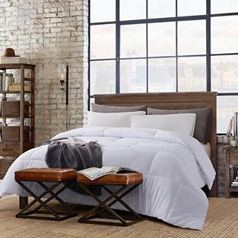 Dream On Trendy Square Stitch Down-Alternative Comforter