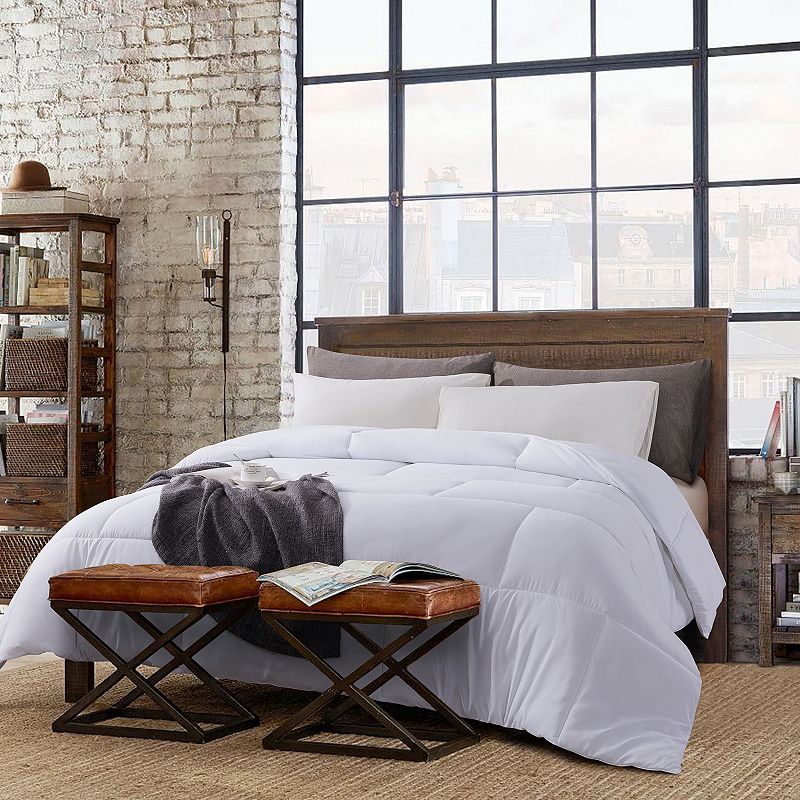 Dream On Trendy Down-Alternative Comforter, White, Twin