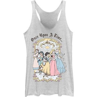 Juniors' Disney's Princess "Once Upon A Time" Vintage Cartoon Tank Top