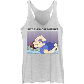 Juniors' Disney's Snow White Just Five More Minutes Tank Top