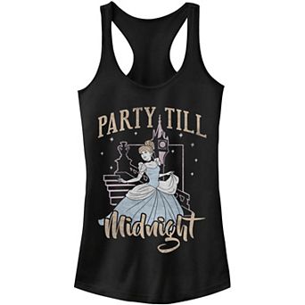 Juniors' Disney's Princess Cinderella "Party Till Midnight" Portrait Tank Top