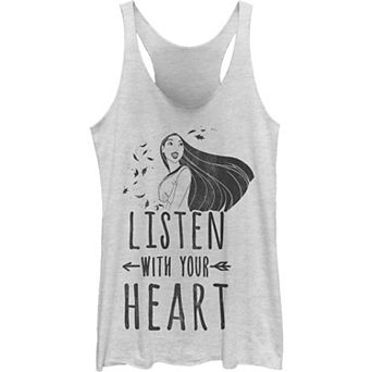 Juniors' Disney's Pocahontas "Listen With Your Heart" Tank Top