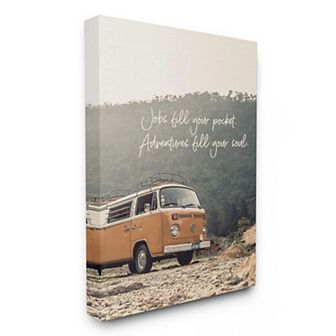 Stupell Home Decor Adventures Fill Your Soul Canvas Wall Art