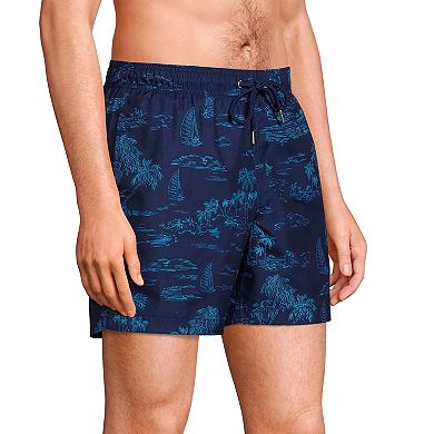 Men's Lands' End 6-in. Swim Trunks