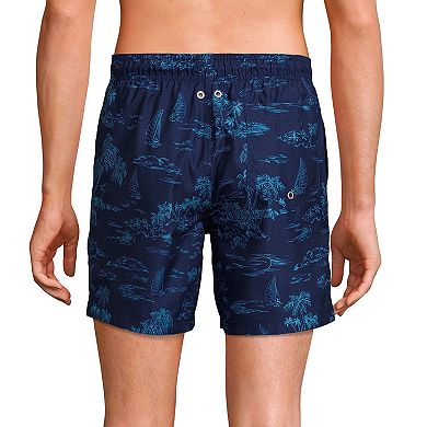 Men's Lands' End 6-in. Swim Trunks